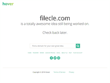 Tablet Screenshot of filecle.com